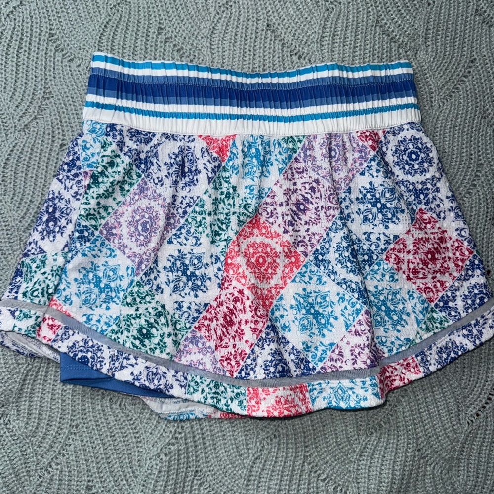 Lucky in love tennis skirt